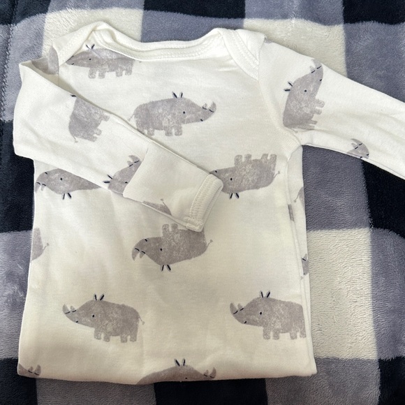 Carter's Other - Carter’s PREEMIE | UNISEX |Adorable Rhino Print Baby Sack gown | New no tags.